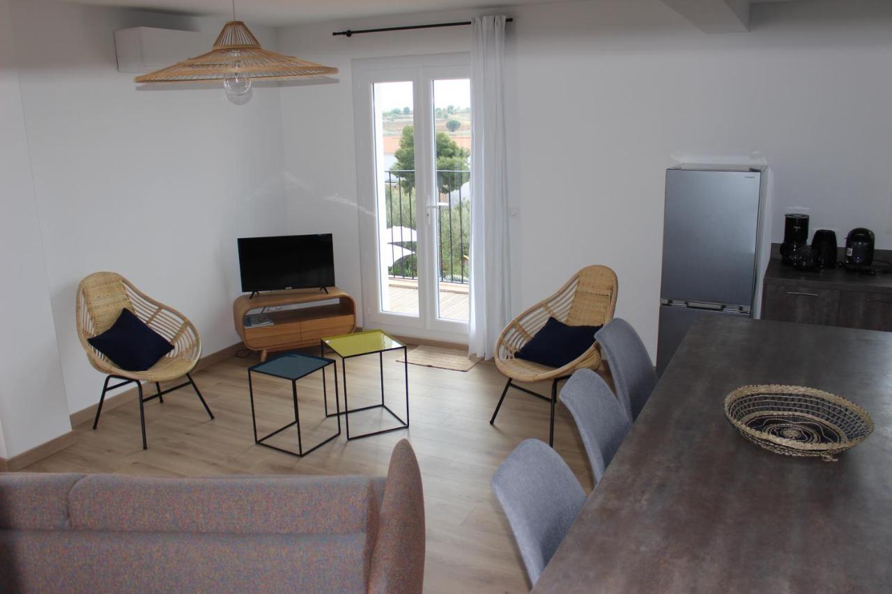 Le Terracotta , 2Chambres, Terrasse, Piscine, Parking Gratuit, Wifi, Climatisation Marseillan  Exterior foto